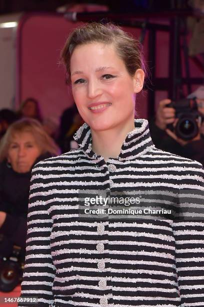 Vicky Krieps, attends the "Ingeborg Bachmann - Reise in die Wüste" premiere during the 73rd Berlinale International Film Festival Berlin at Berlinale...