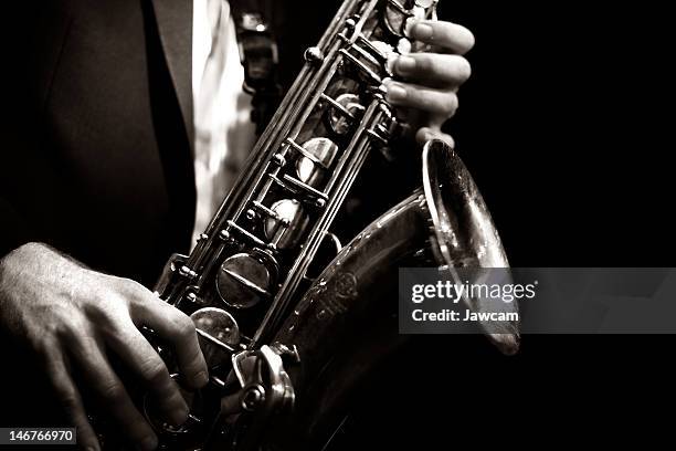 saxophone player - saxophone 個照片及圖片檔