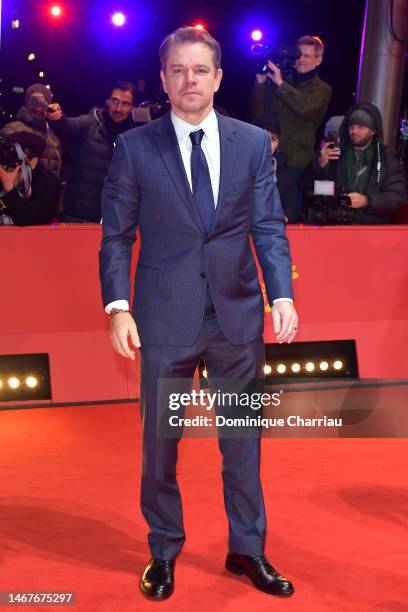 Matt Damo attends the "Ingeborg Bachmann - Reise in die Wüste" premiere during the 73rd Berlinale International Film Festival Berlin at Berlinale...