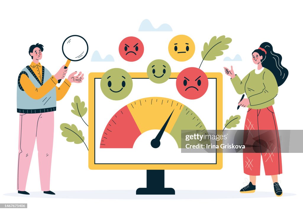 Sentiment Raphic Design Emotion Conversation Sentiment Feedback Analysis Test Concept Graphic ...