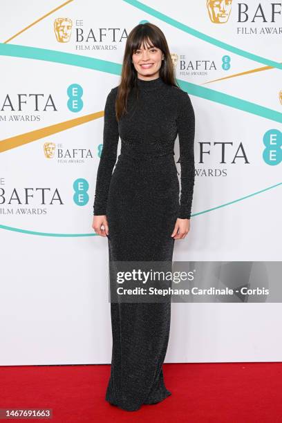 Emma Mackey attends the EE BAFTA Film Awards 2023 at The Royal Festival Hall on February 19, 2023 in London, England.