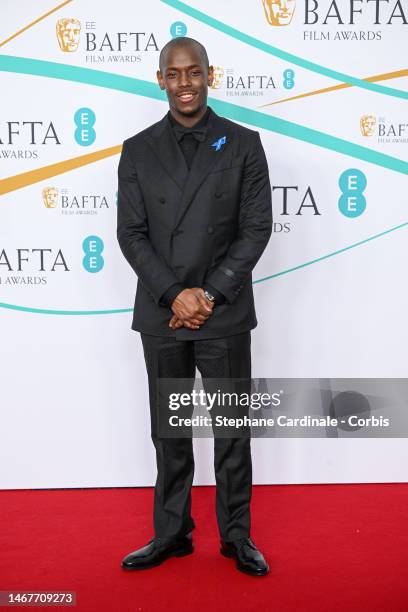 Micheal Ward attends the EE BAFTA Film Awards 2023 at The Royal Festival Hall on February 19, 2023 in London, England.