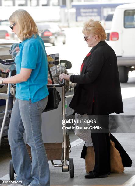 Debbie Reynolds is seen on May 31, 2006 in Los Angeles, California.