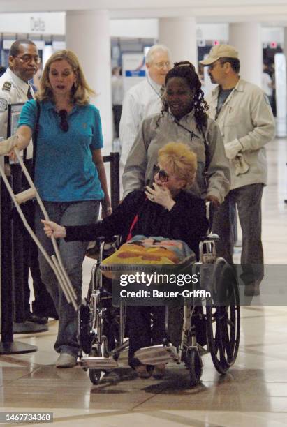 Debbie Reynolds is seen on May 31, 2006 in Los Angeles, California.
