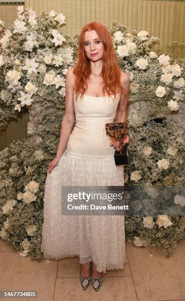 Odessa Rae attends the British Vogue And Tiffany & Co. Celebrate Fashion And Film Party 2023 at Annabel's on February 19, 2023 in London, England.