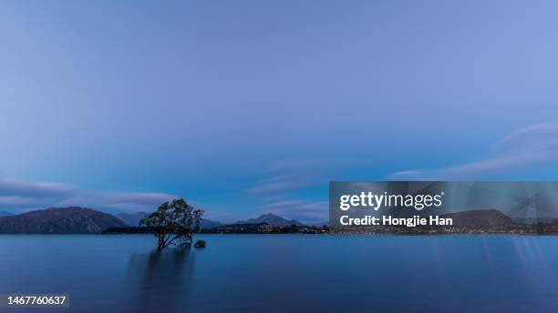 lake wanaka, new zealand - 夜景 stock pictures, royalty-free photos & images