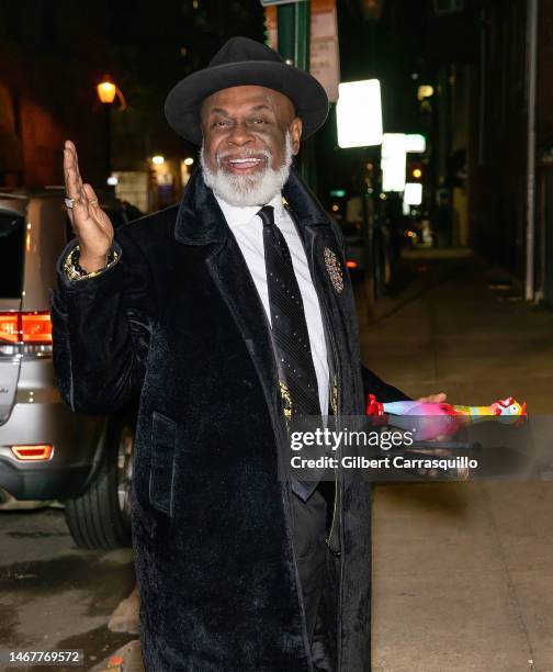 Comedian/actor Michael Colyar is seen arriving to his comedy show on February 19, 2023 in Philadelphia, Pennsylvania.