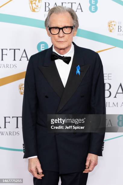 Bill Nighy attends the EE BAFTA Film Awards 2023 at The Royal Festival Hall on February 19, 2023 in London, England.