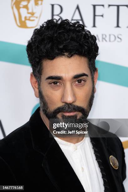 Ray Panthaki attends the EE BAFTA Film Awards 2023 at The Royal Festival Hall on February 19, 2023 in London, England.