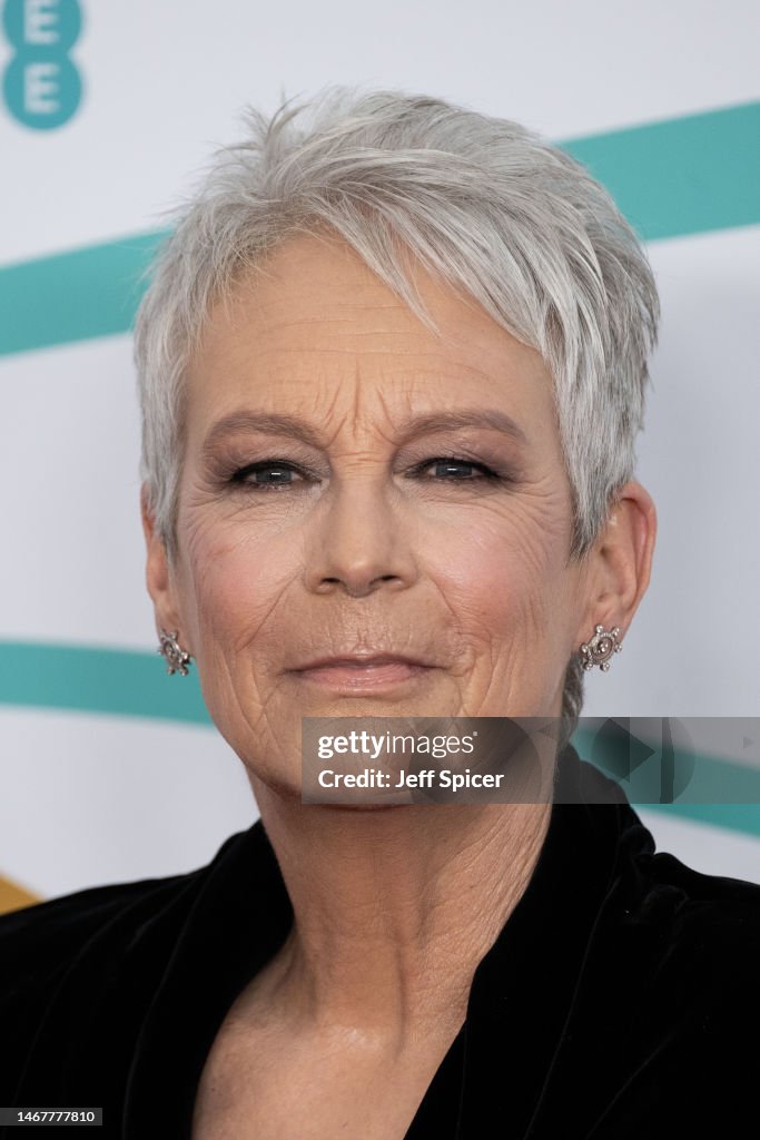 Jamie Lee Curtis attends the EE BAFTA Film Awards 2023 at The Royal