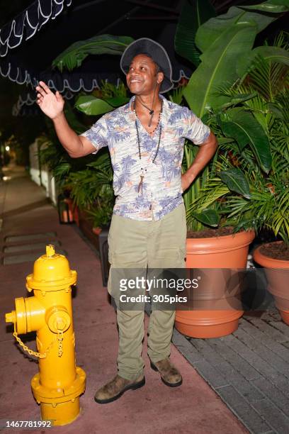 Cuba Gooding Jr. Is seen on February 19, 2023 in Miami, Florida.