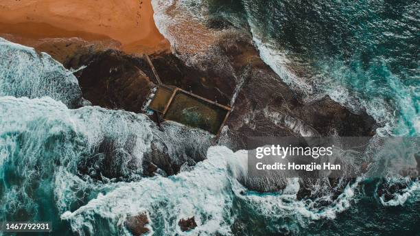 the coast and waves of australia - 澳洲 ストックフォトと画像