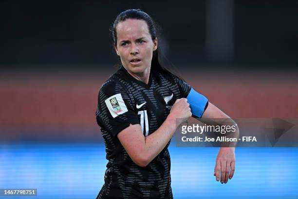 Olivia Chance of New Zealand looks on during the International Friendly Match between New Zealand and Argentina which is part of the 2023 FIFA 2023...