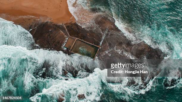 the coast and waves of australia - 澳洲 ストックフォトと画像