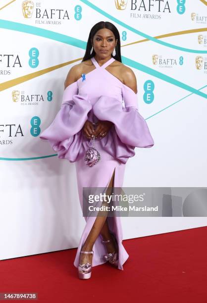 Angela Bassett attends the EE BAFTA Film Awards 2023 at The Royal Festival Hall on February 19, 2023 in London, England.