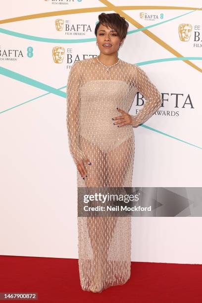 Ariana DeBose attends the EE BAFTA Film Awards 2023 at The Royal Festival Hall on February 19, 2023 in London, England.