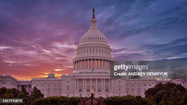 united state senate building - us capitol building stock-fotos und bilder