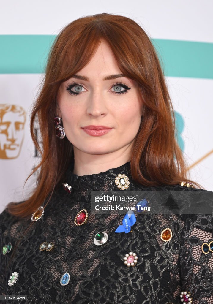 Sophie Turner attends the EE BAFTA Film Awards 2023 at The Royal... News  Photo - Getty Images