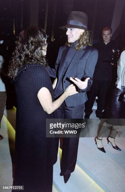 Comedian Sandra Bernhardt and designer Donna Karan.