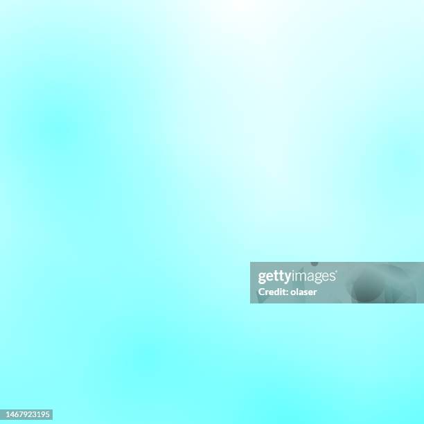 turquoise abstract background, soft color gradient - blue plastic smooth texture stock illustrations