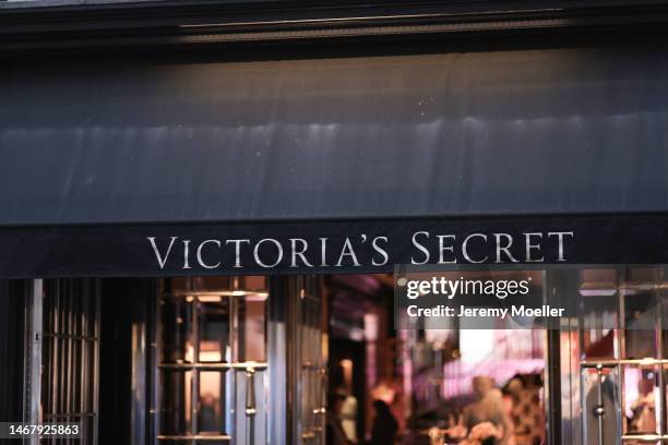 The exterior of a Victoria's Secret store photographed on February 18, 2023 in London, England.