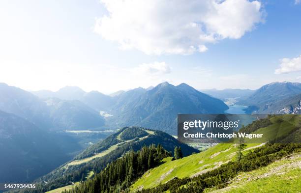 österreich tirol, achensee - austrian alps stock pictures, royalty-free photos & images