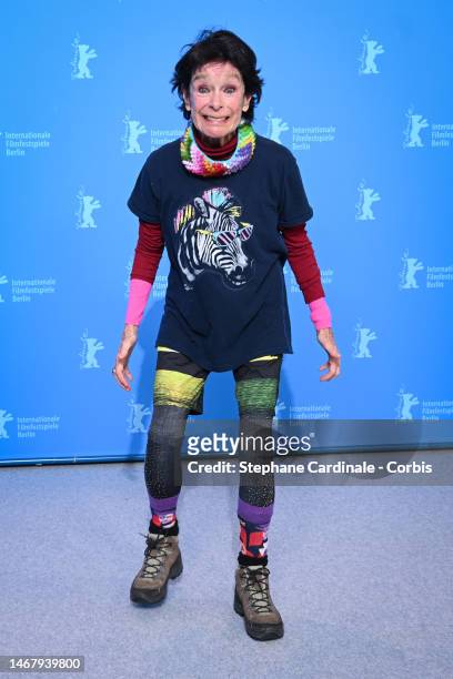Geraldine Chaplin attends the "Seneca" photocall during the 73rd Berlinale International Film Festival Berlin at Grand Hyatt Hotel on February 20,...