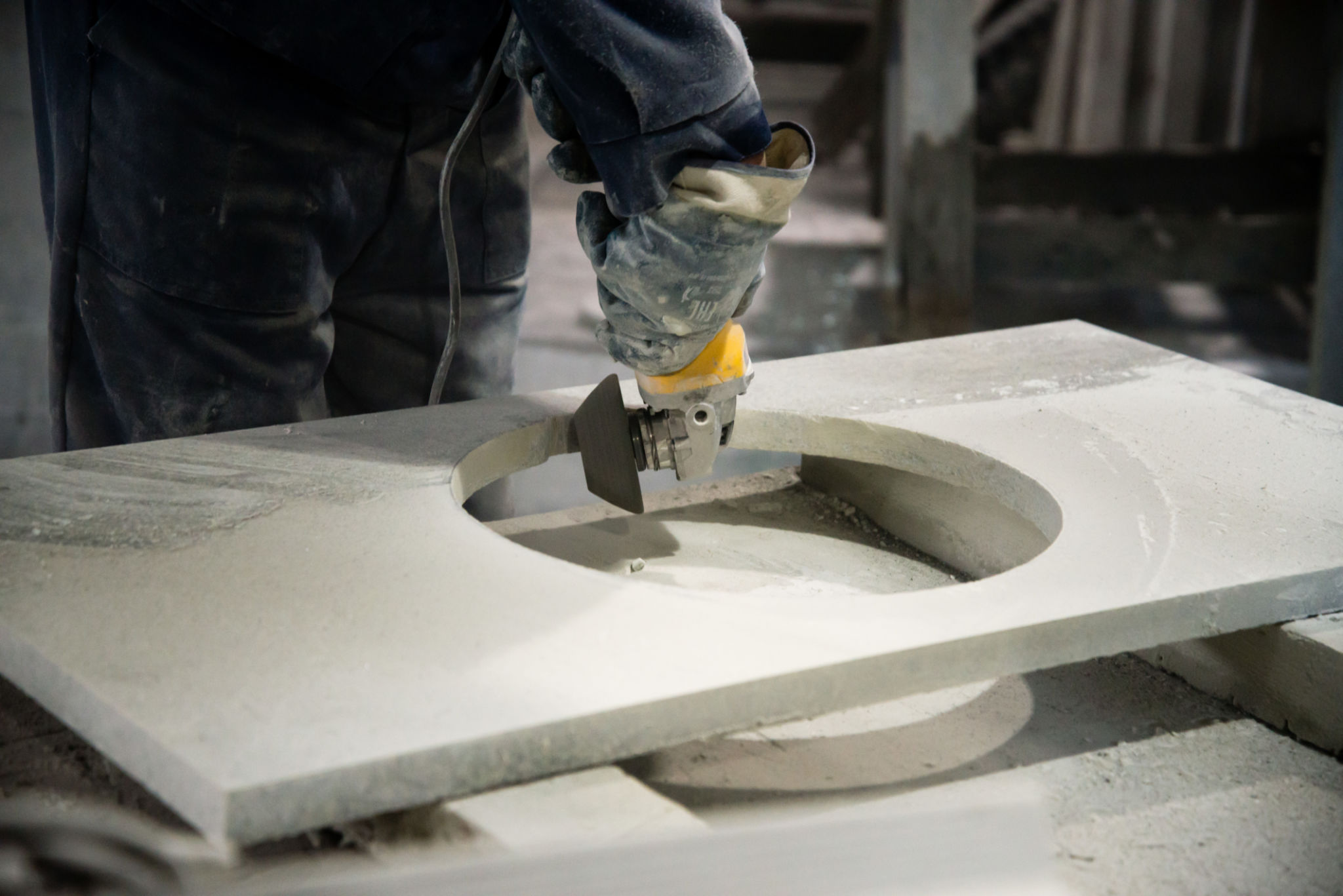 stone countertop tools