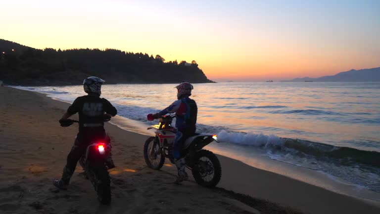 Motorcycle Two Men 1,764 Men Male Bonding Adventure Moto Rider Stock Videos, Footage, & 4K ...