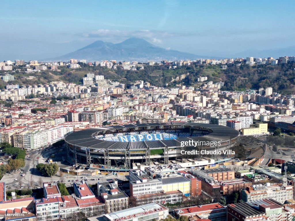 Aerial Views Of Serie A & Serie B 2022-23 Venues