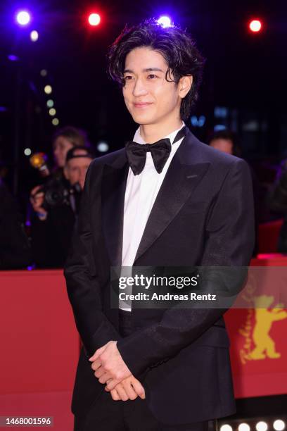 Yuto Nakajima at the "#Manhole" premiere during the 73rd Berlinale International Film Festival Berlin at Berlinale Palast on February 20, 2023 in...