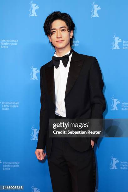 Yuto Nakajima at the "#Manhole" premiere during the 73rd Berlinale International Film Festival Berlin at Kino International on February 20, 2023 in...