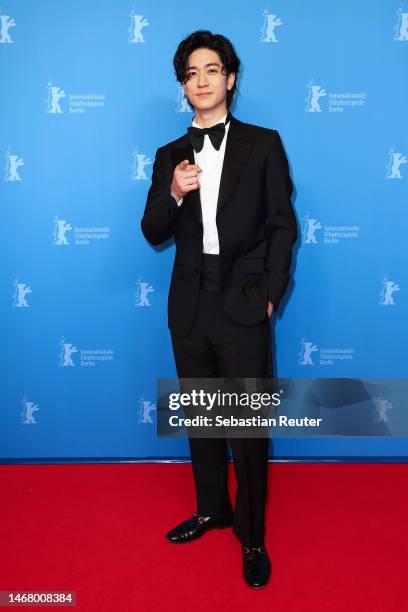 Yuto Nakajima at the "#Manhole" premiere during the 73rd Berlinale International Film Festival Berlin at Kino International on February 20, 2023 in...