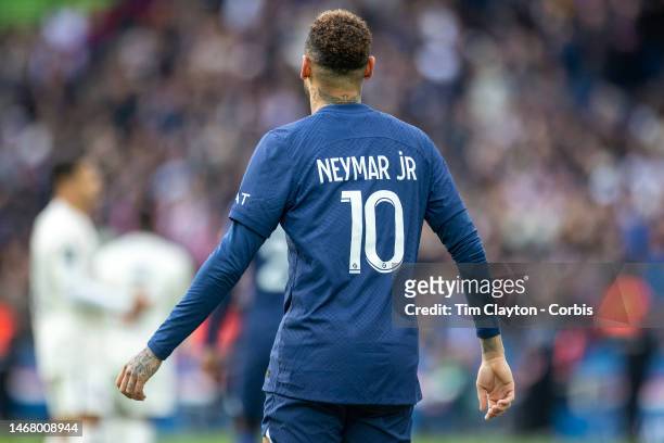 Neymar of Paris Saint-Germain during the Paris Saint-Germain Vs Lille OSC, French Ligue 1 regular season match at Parc des Princes on February 19th...