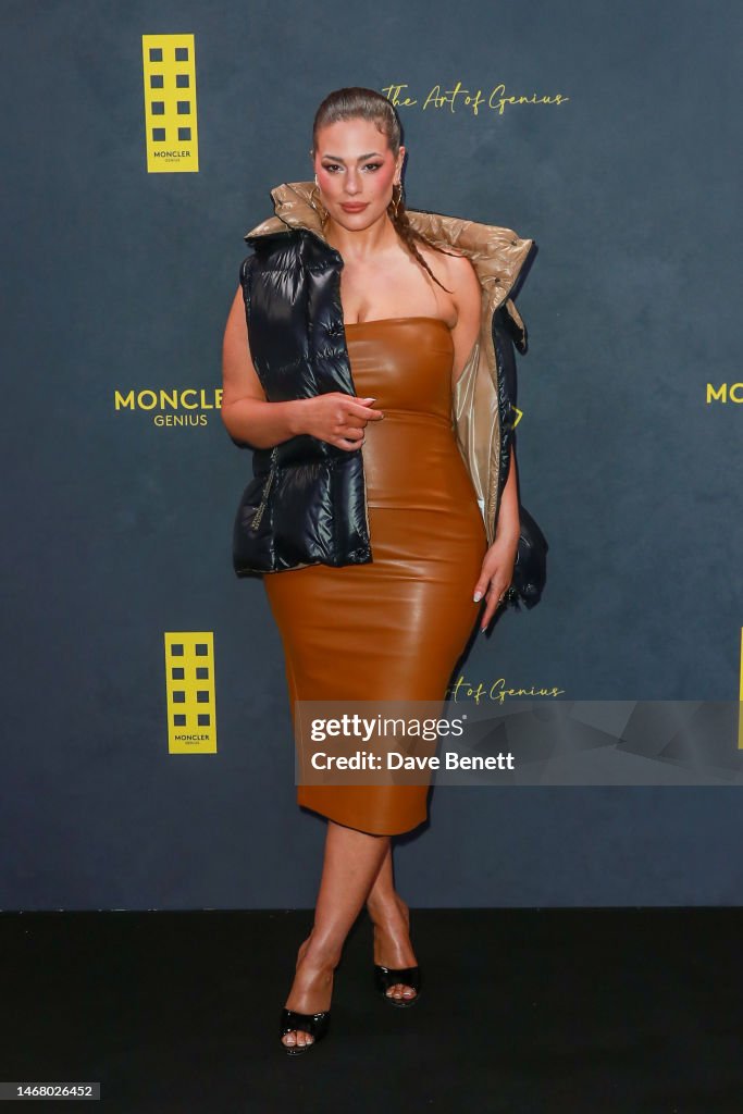 Ashley Graham attends the Moncler Presents: The Art of Genius at