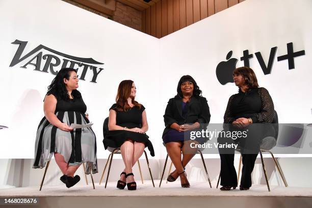 Jenelle Riley, Lauren Neustadter, Octavia Spencer and Nichelle Tramble Spellman