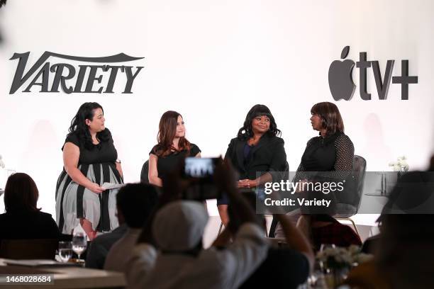 Jenelle Riley, Lauren Neustadter, Octavia Spencer and Nichelle Tramble Spellman