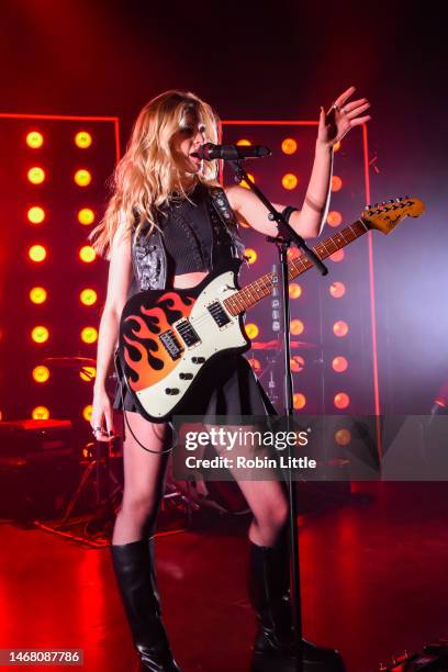 Dylan performs at O2 Shepherd's Bush Empire on February 20, 2023 in London, England.