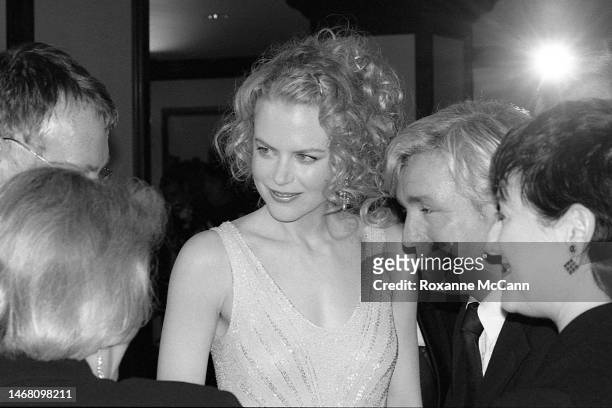 Actress Nicole Kidman arrives with director Baz Luhrmann at the 54th Annual Directors Guild of America Awards Dinner at the Century Plaza Hotel on...