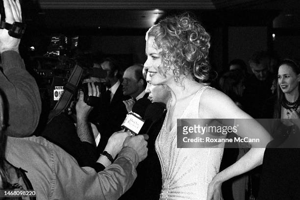 Actress Nicole Kidman arrives with director Baz Luhrmann at the 54th Annual Directors Guild of America Awards Dinner at the Century Plaza Hotel on...