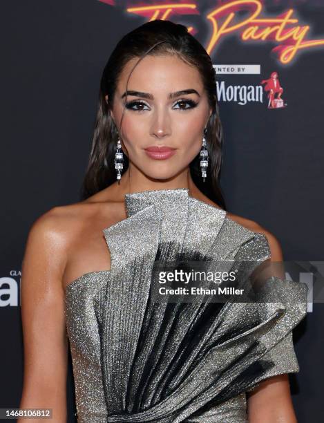 Olivia Culpo attends the 2023 Sports Illustrated Super Bowl Party at Talking Stick Resort on February 11, 2023 in Scottsdale, Arizona.