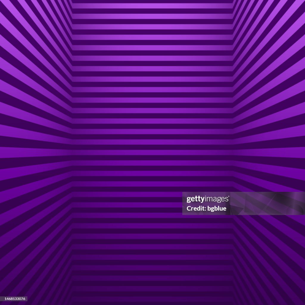 Abstract Striped Background And Purple Gradient Trendy 3d ...