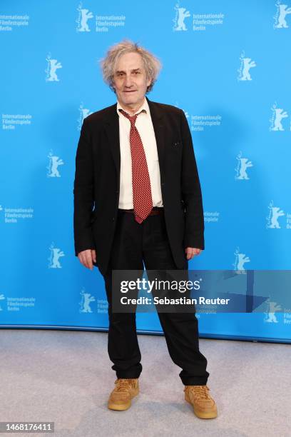 Director and screenwriter Philippe Garrel at the "Le grand chariot" photocall during the 73rd Berlinale International Film Festival Berlin at Grand...