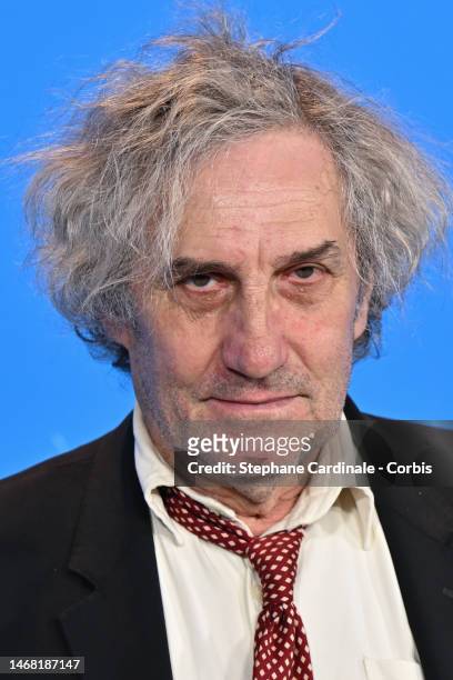 Director and screenwriter Philippe Garrel attends the "Le grand chariot" premiere during the 73rd Berlinale International Film Festival Berlin at...