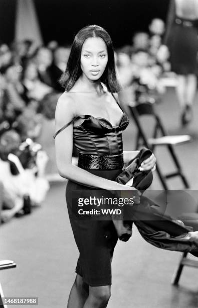 Model Naomi Campbell In an effort to continue her campaign to dress all women, designer Donna Karan staged her fall 1994 runway show with women of...