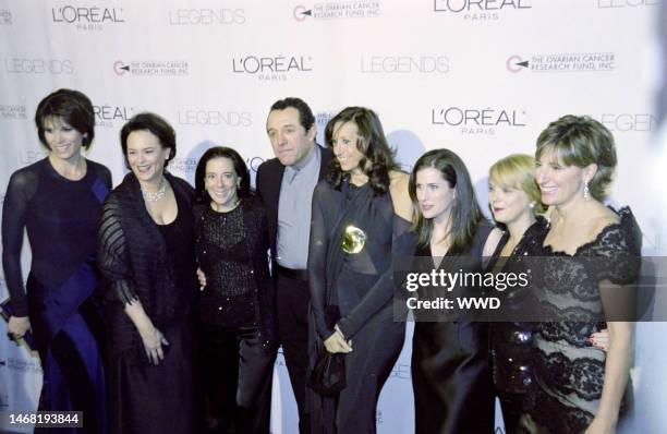 Designer Donna Karan, Ann Moore, Broadcaster Daryn Kagan, Andrew Tilberis and Ann Jackson with gala honorees. Event took place at Hammerstein...