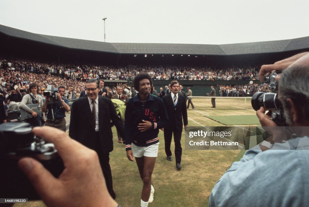 Arthur Ashe At Wimbledon