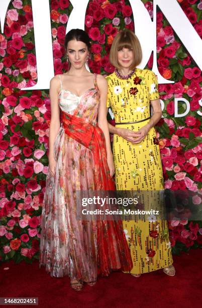 Film producer Bee Shaffer and her mother, fashion editor & journalist Anna Wintour, attend the 72nd annual Tony Awards at Radio City Music Hall, New...