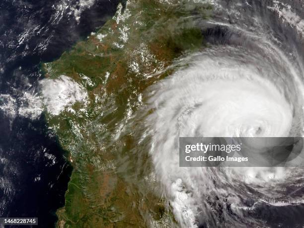 February 2023: Tropical Cyclone Freddy makes landfall in Madagascar.