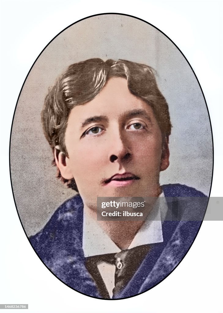 Antique photo: Oscar Wilde